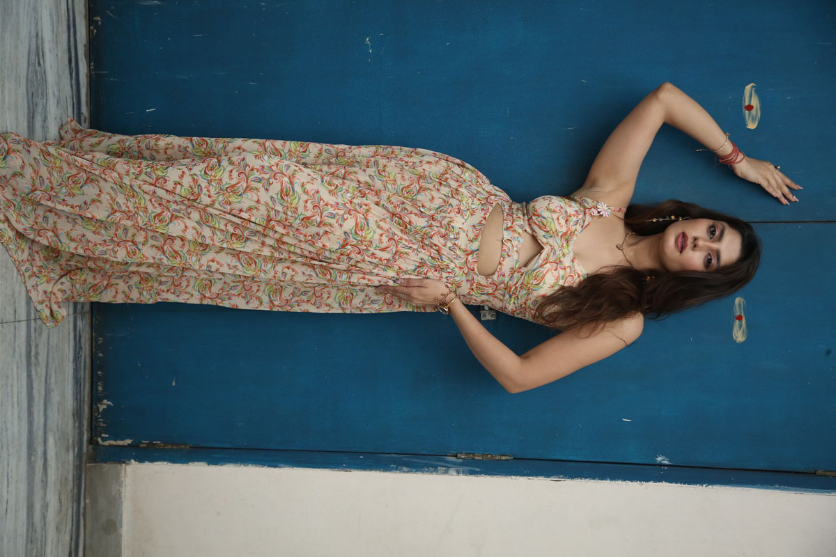 Rakhi Sharma turns floral fashion into runway perfection