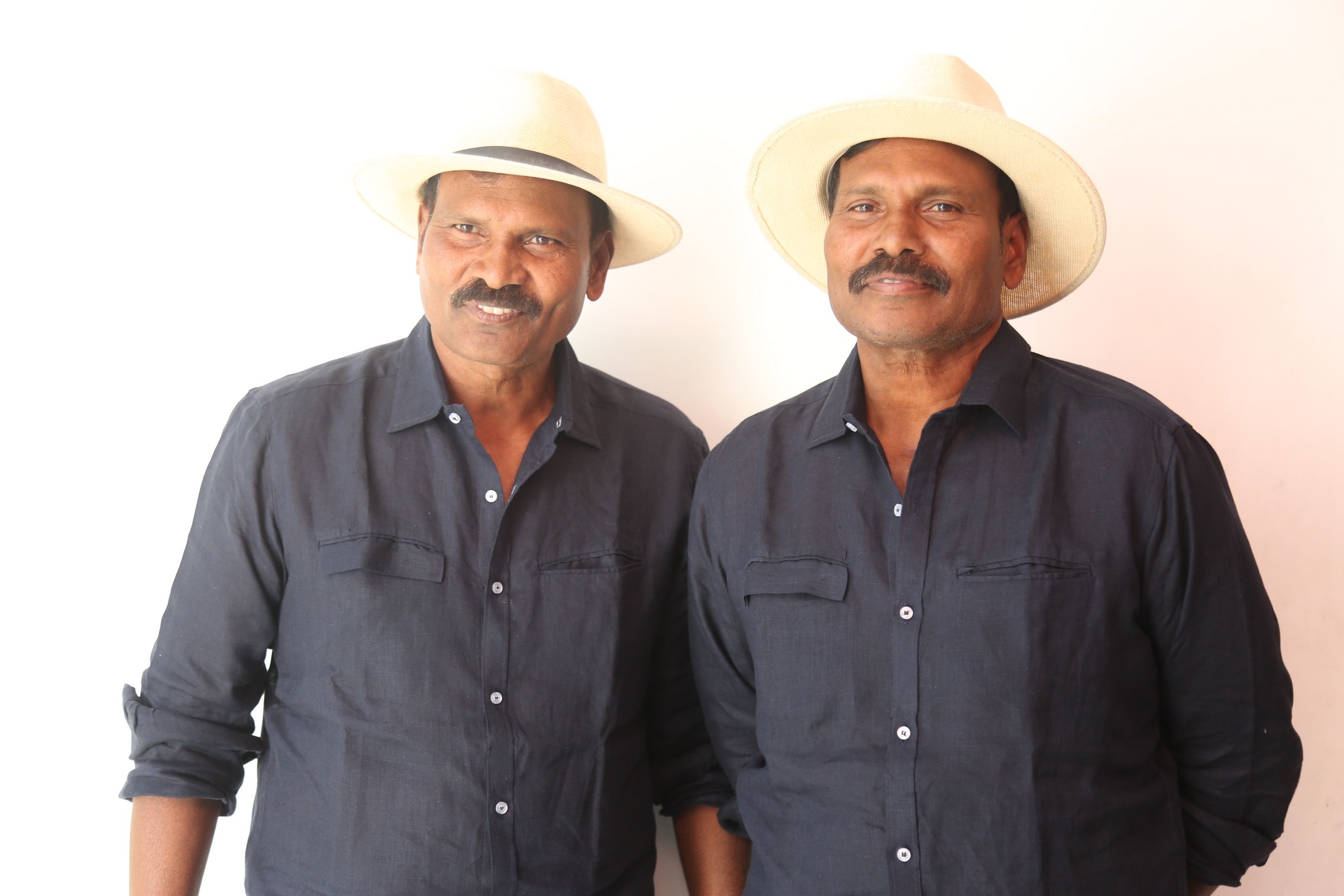 Ram Laxman styled in coordinated hats and confident smiles