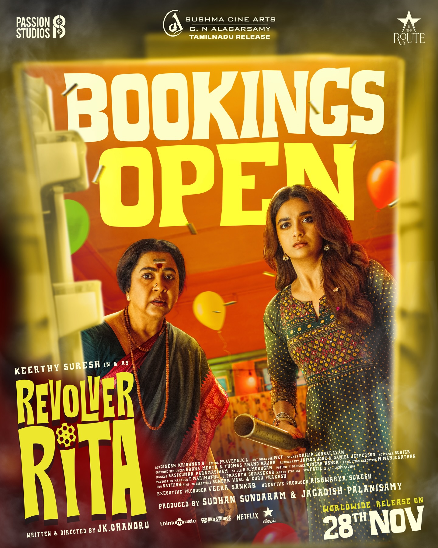 Lead cast announcing Revolver Rita advance booking update