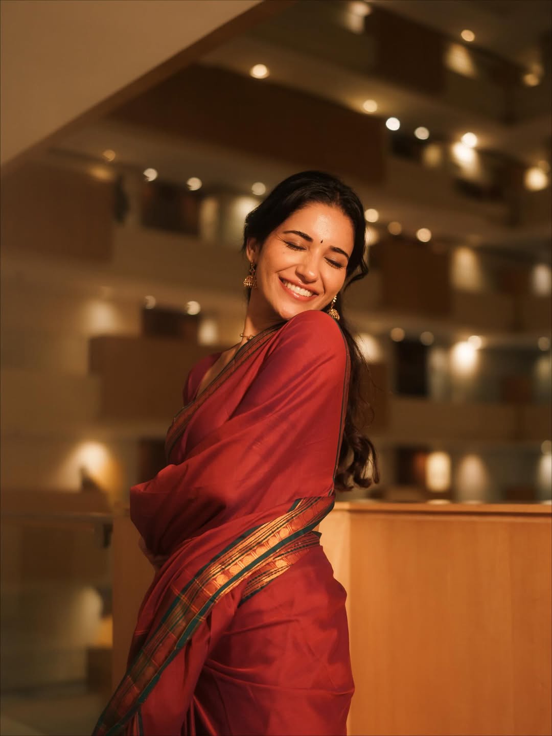 Ruhani Sharma radiating elegance in a classic saree