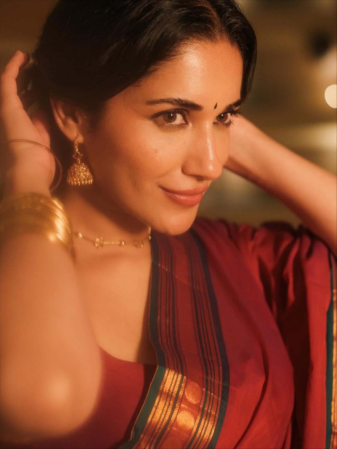 Ruhani Sharma glowing with charm in traditional attire