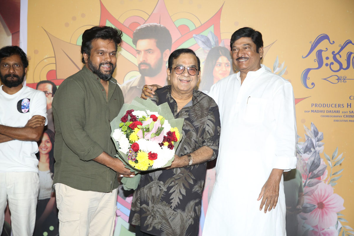 Brahmanandam welcomed by producer H Mahadev Goud
