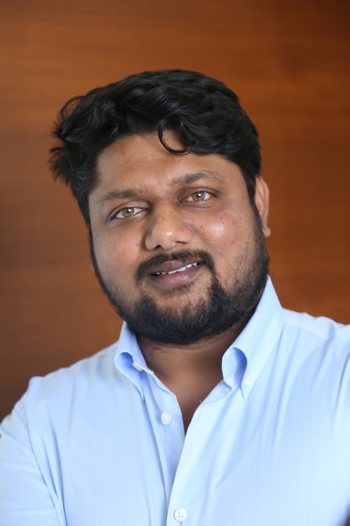 Sai Krishna professional look with charisma