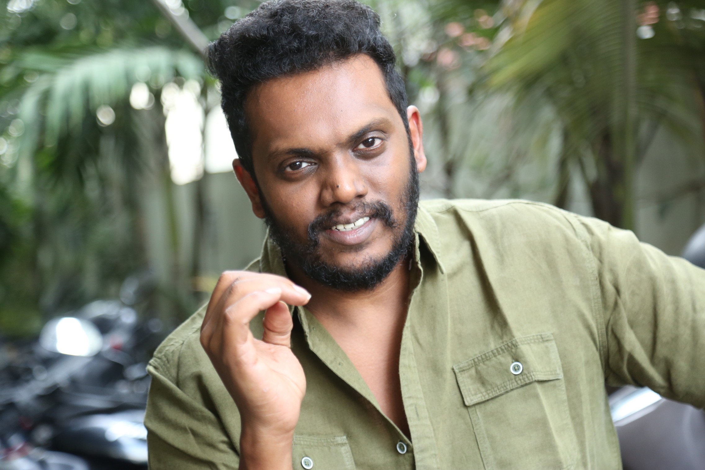 Sandeep Raj looking stylish in casual cool attire