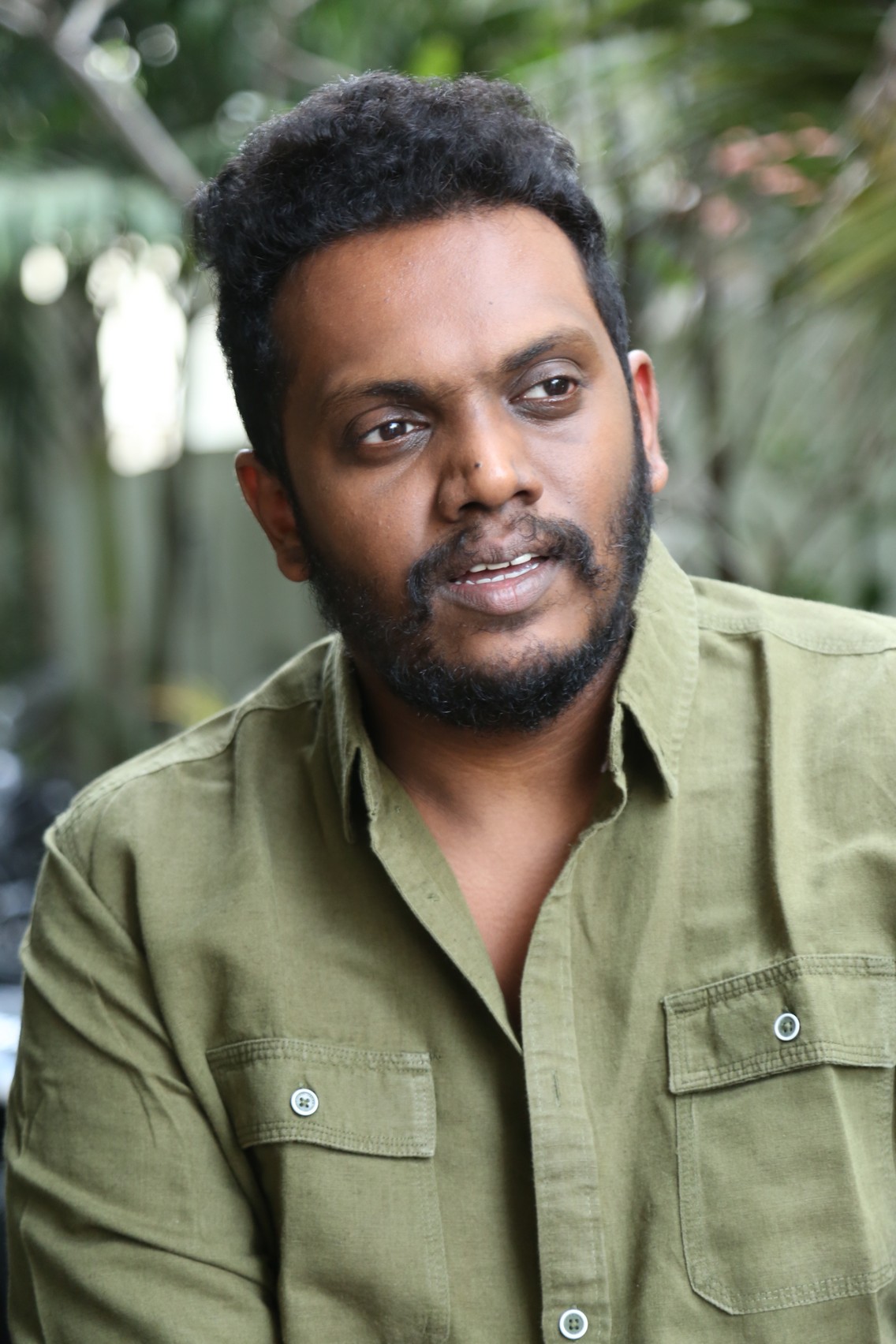 Sandeep Raj in simple shirt with refined style