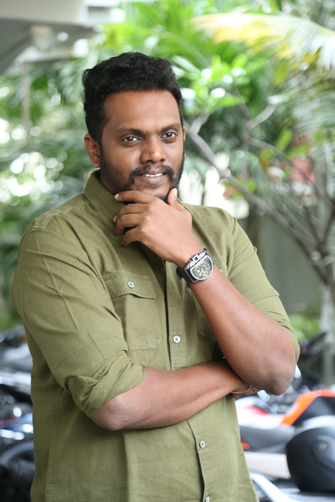 Sandeep Raj in sharp casual attire with confident pose