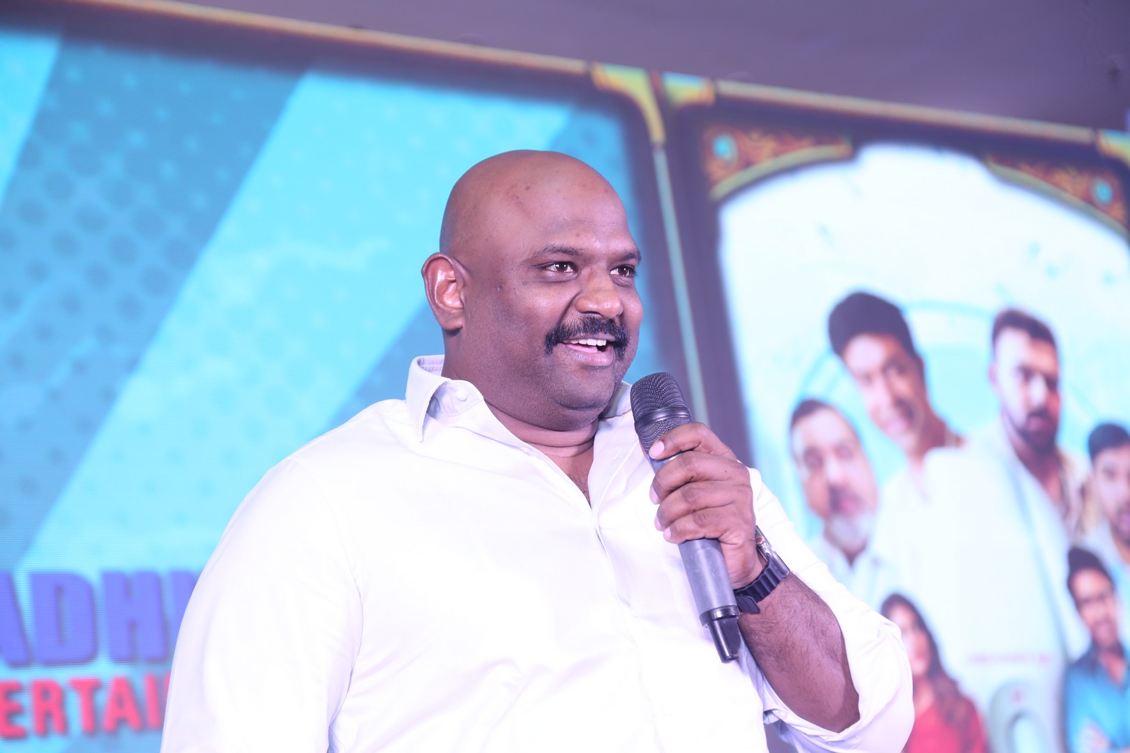 Jeevan Kumar giving speech at event