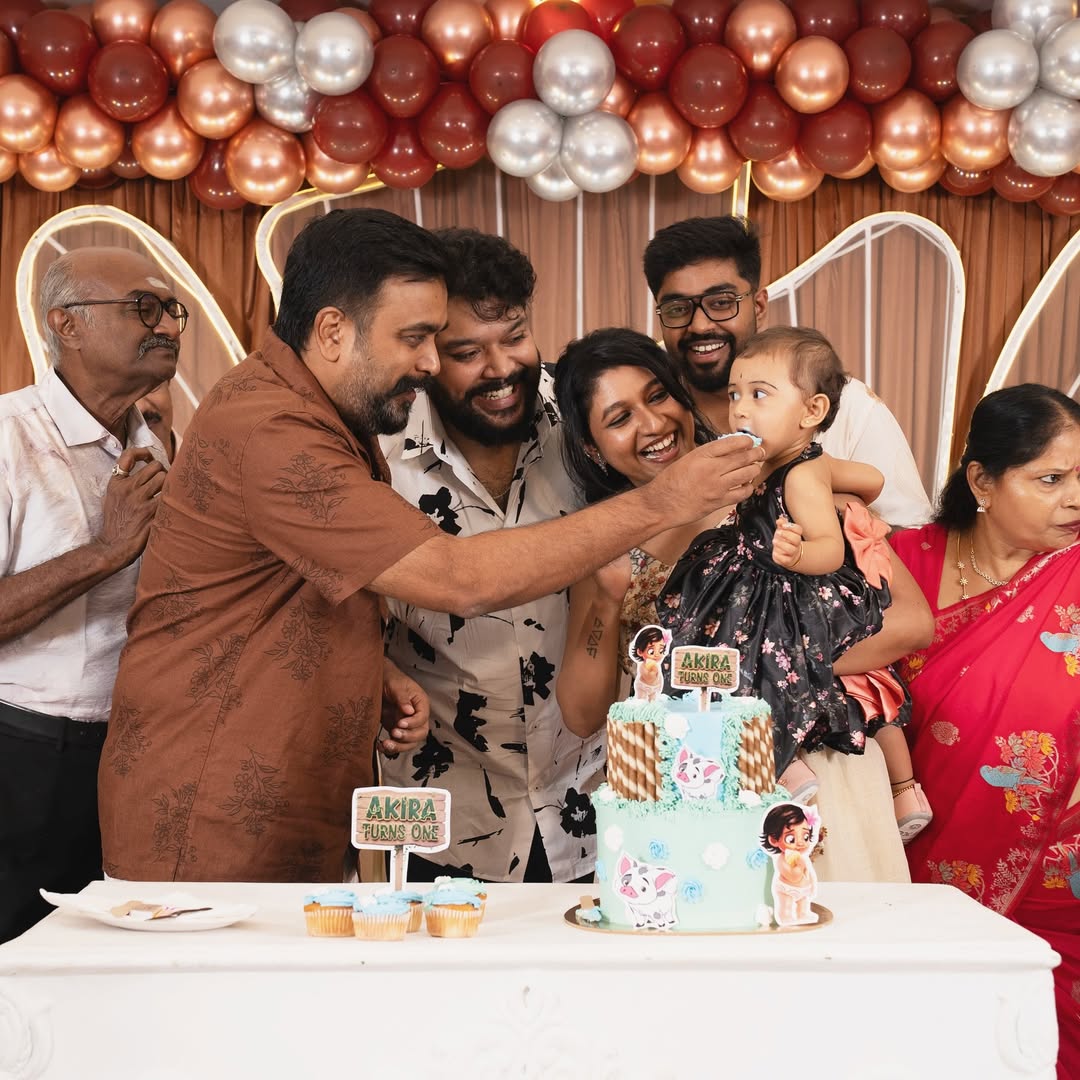 Iswarya Bhaskar daughter birthday photos