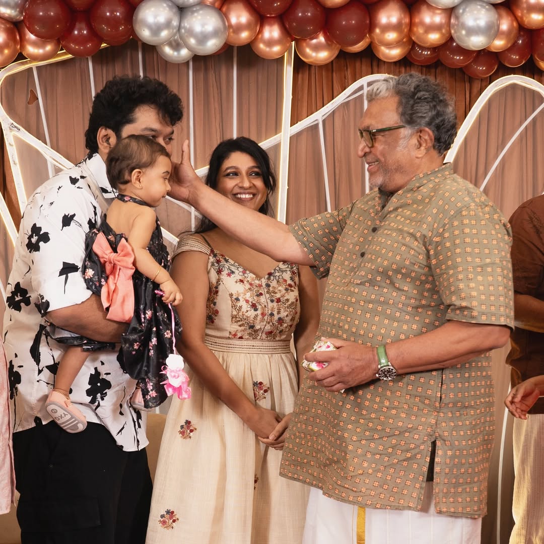 Iswarya Bhaskar daughter birthday photos