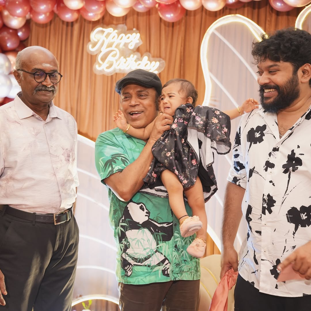 Iswarya Bhaskar daughter birthday photos