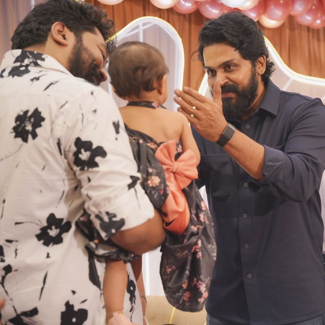 Iswarya Bhaskar daughter birthday photos