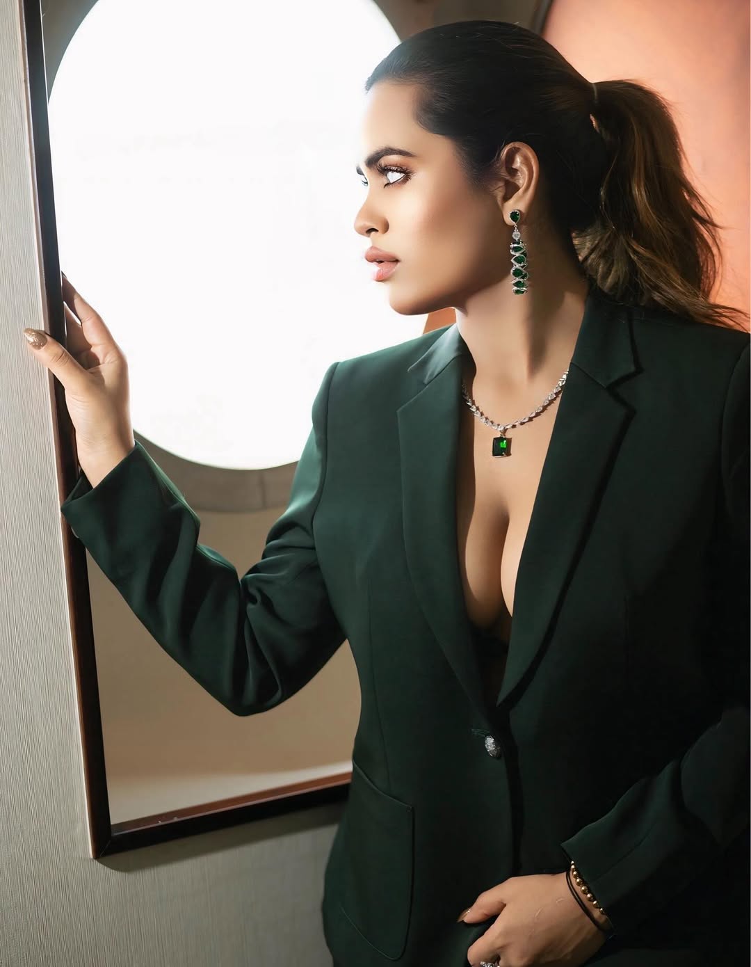 Shivani Sharma flaunts bold blazer with striking jewelry