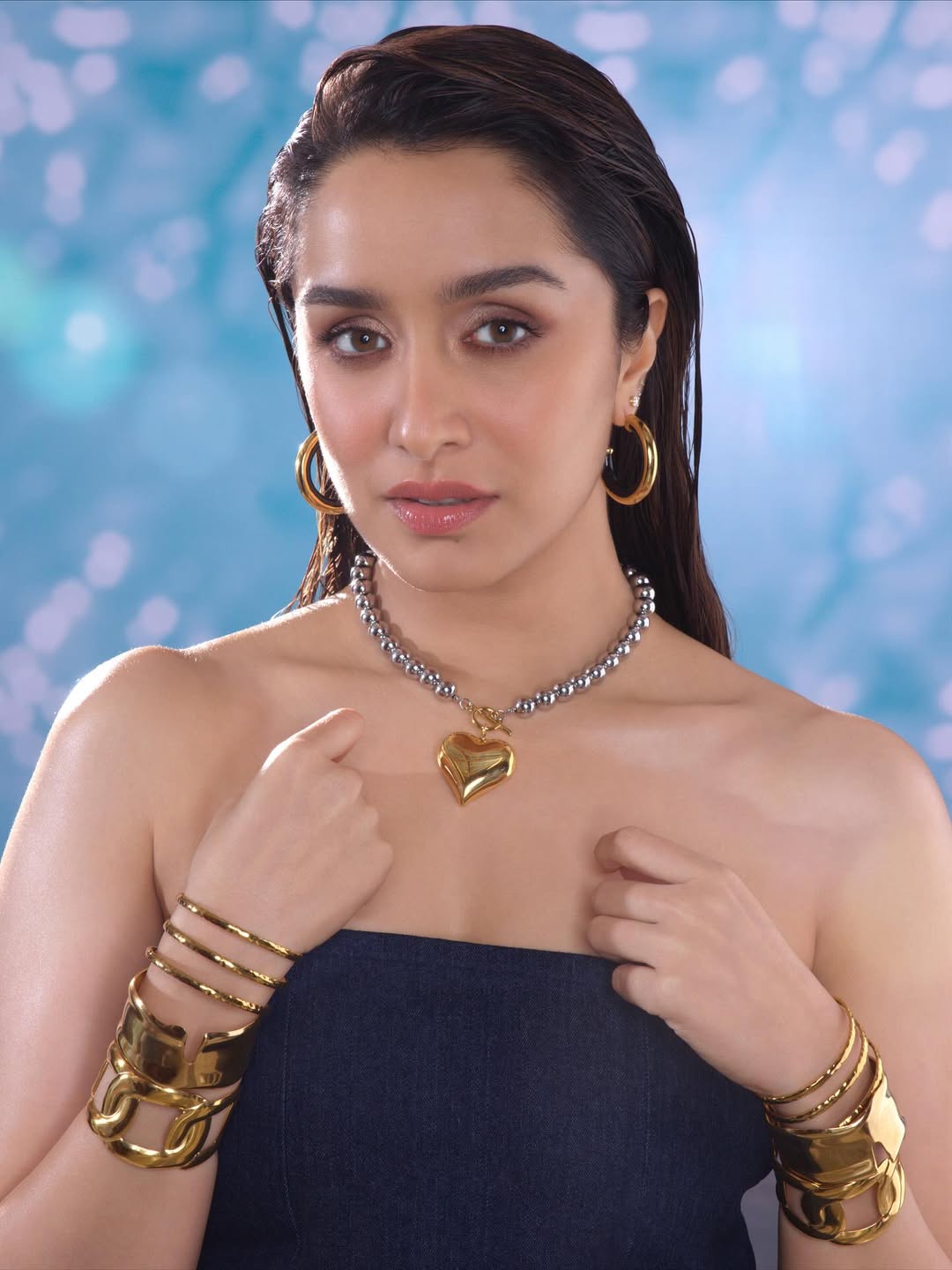 Shraddha Kapoor stunning in bold gold elegance