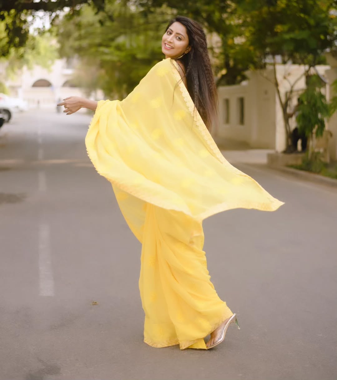 Shubha Raksha exuding sunshine and style in vibrant yellow