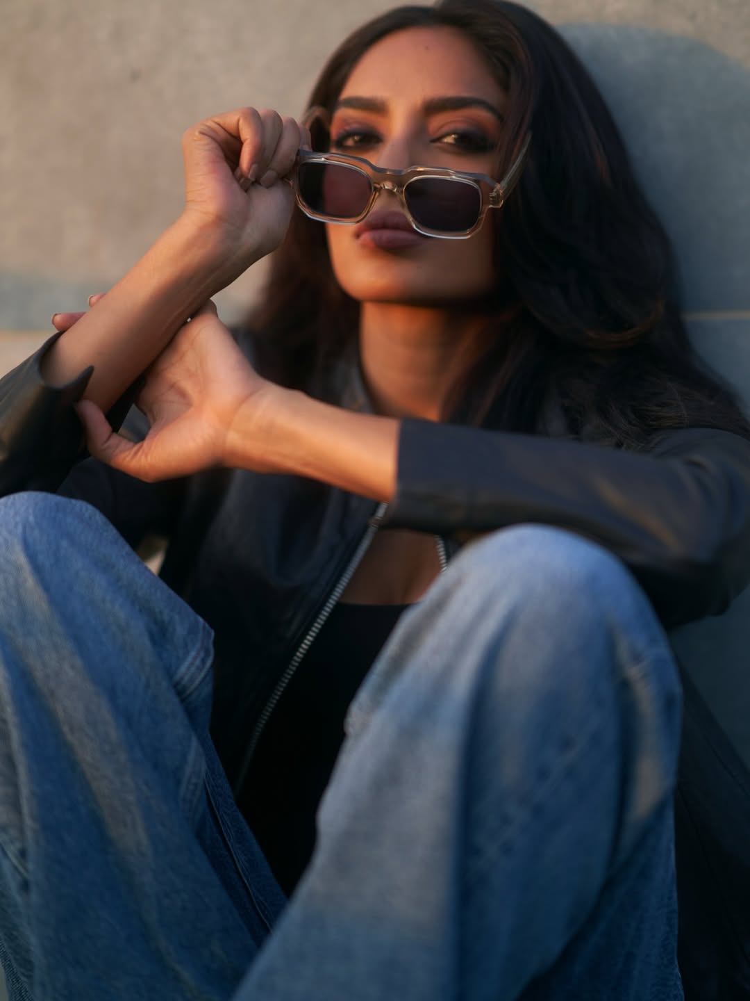 Sobhita Dhulipala channeling cool confidence in chic shades