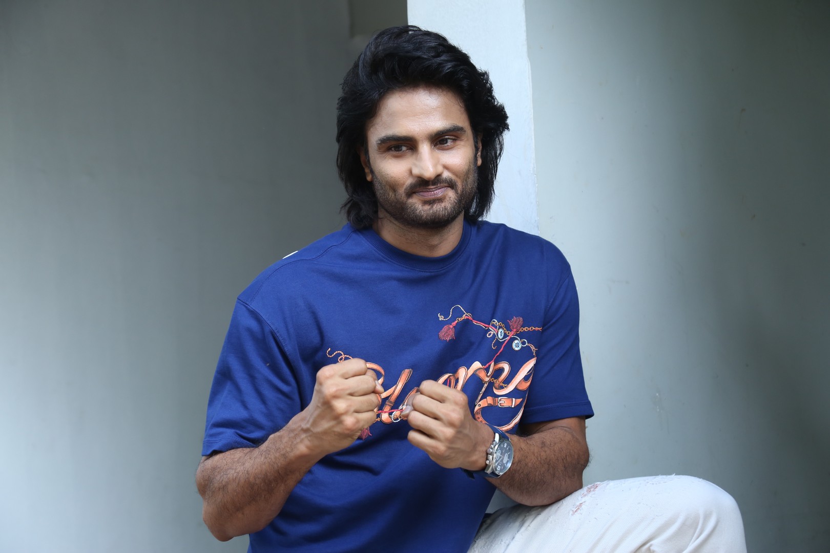 Sudheer Babu flaunting casual charm with confident attitude