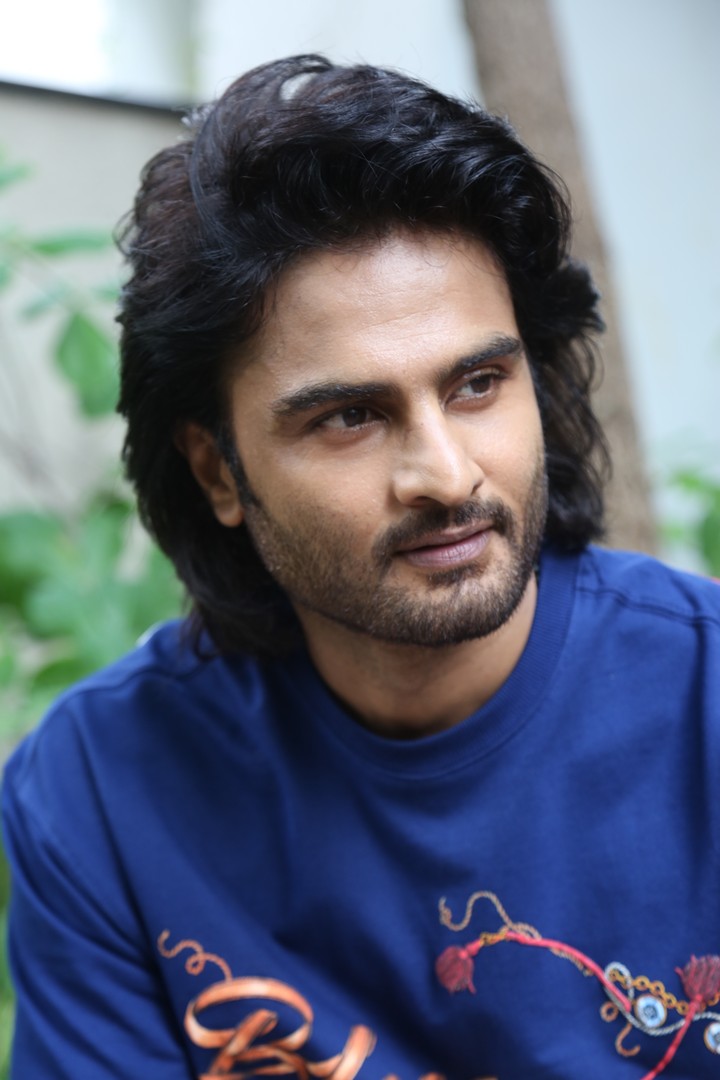 Sudheer Babu relaxed stylish look radiating natural confidence