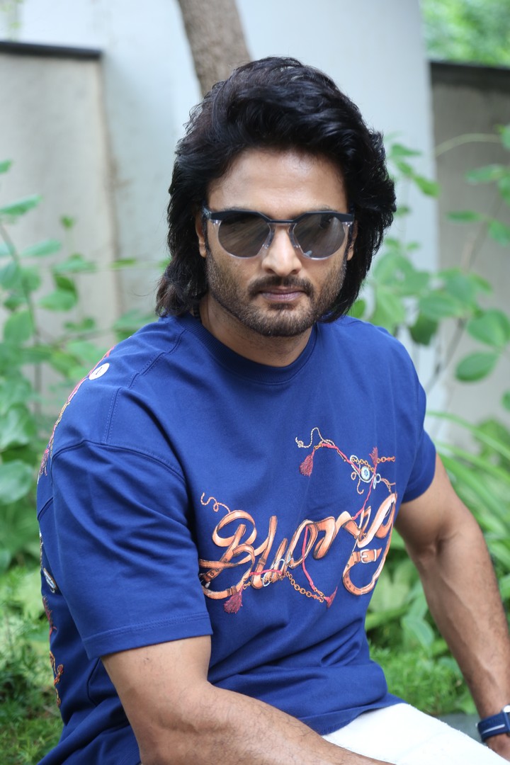 Sudheer Babu stylish casual stance with confident expression