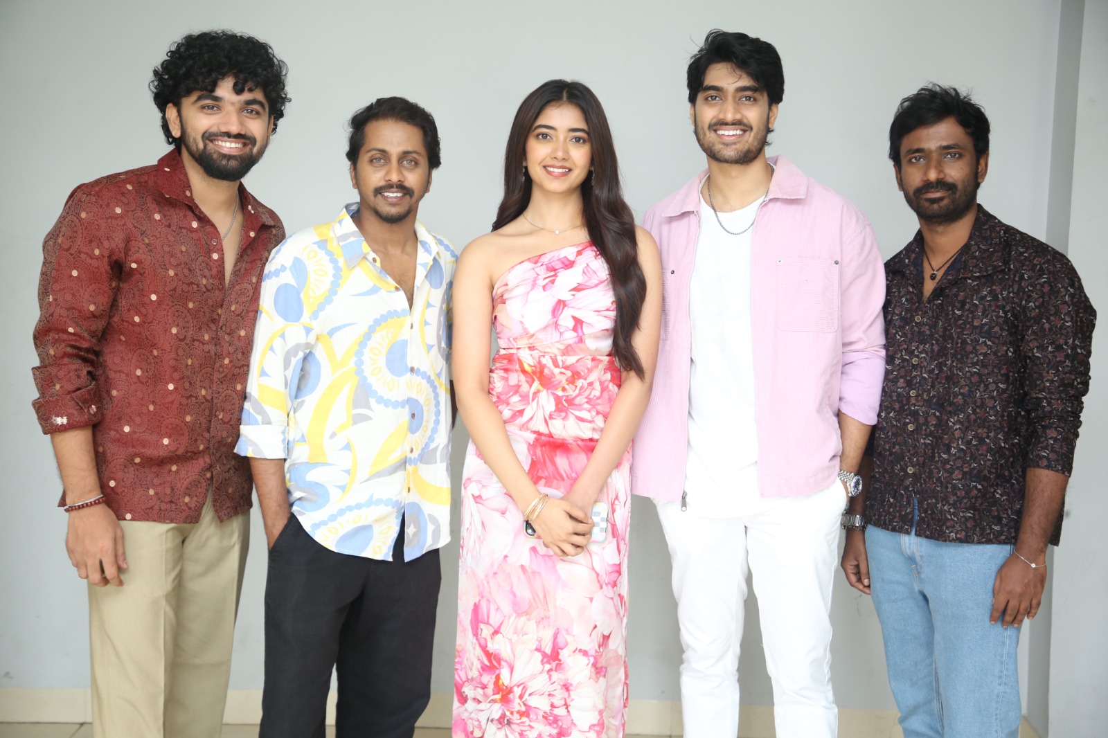 Suresh Babu holding Patang song poster during launch