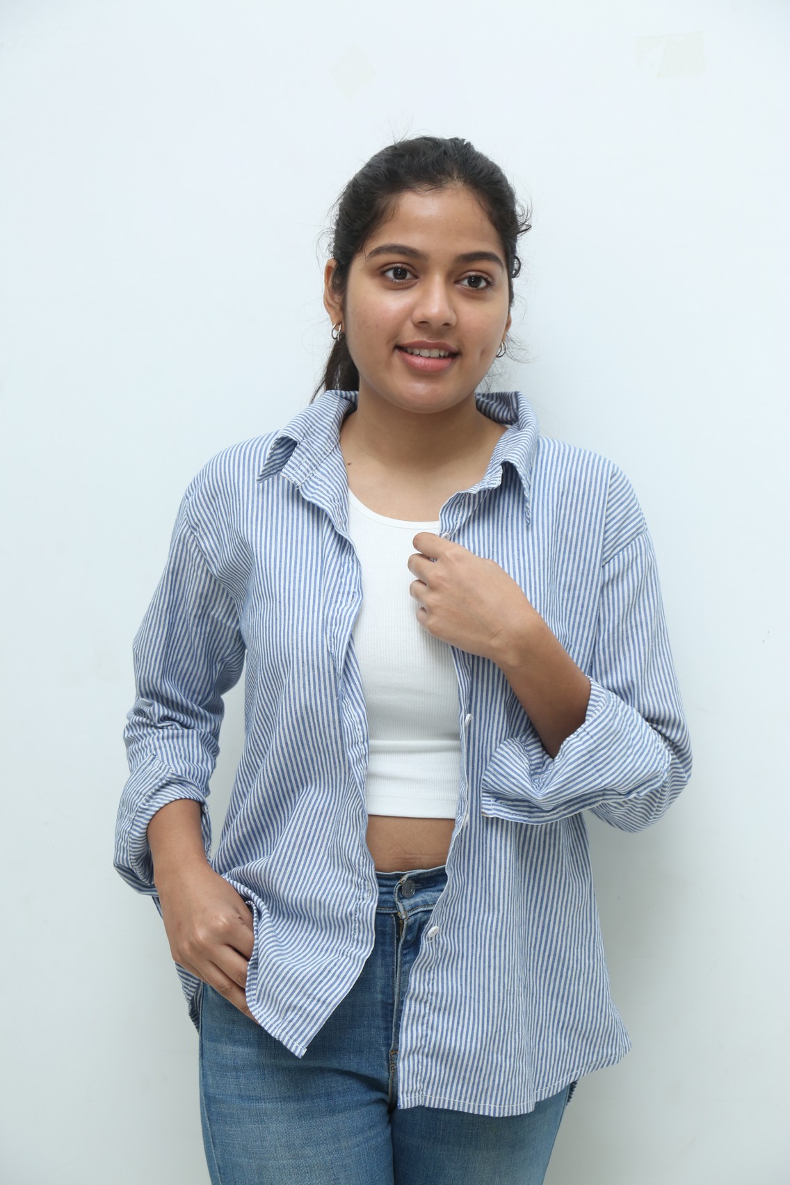 Tejaswi Rao blending casual charm with stripes