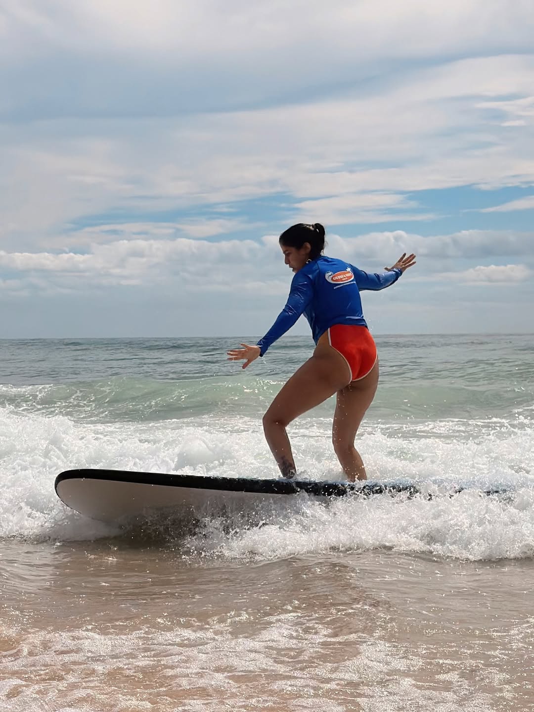 Shreya Dhan surfing photos