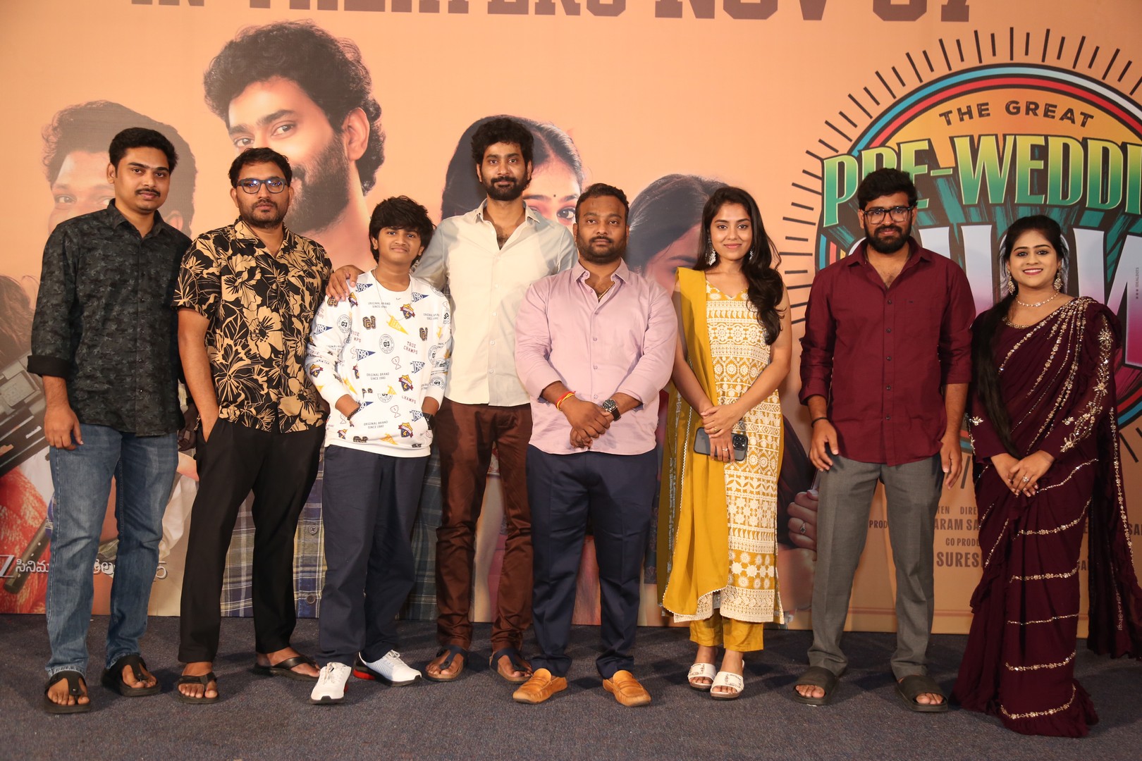 Suresh Bobilli Rohan Thiruveer Sandeep Agaram Teena Sravya Rahul Srinivas group pose