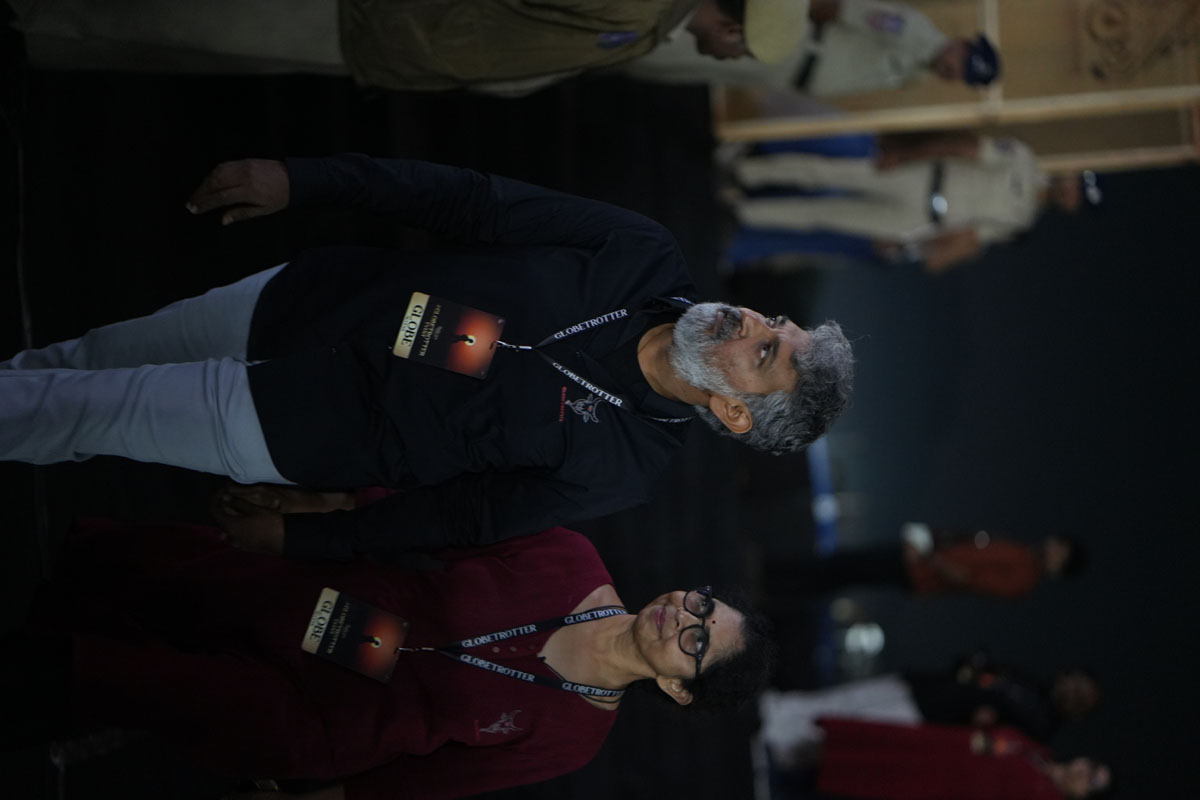 SS Rajamouli arriving at venue