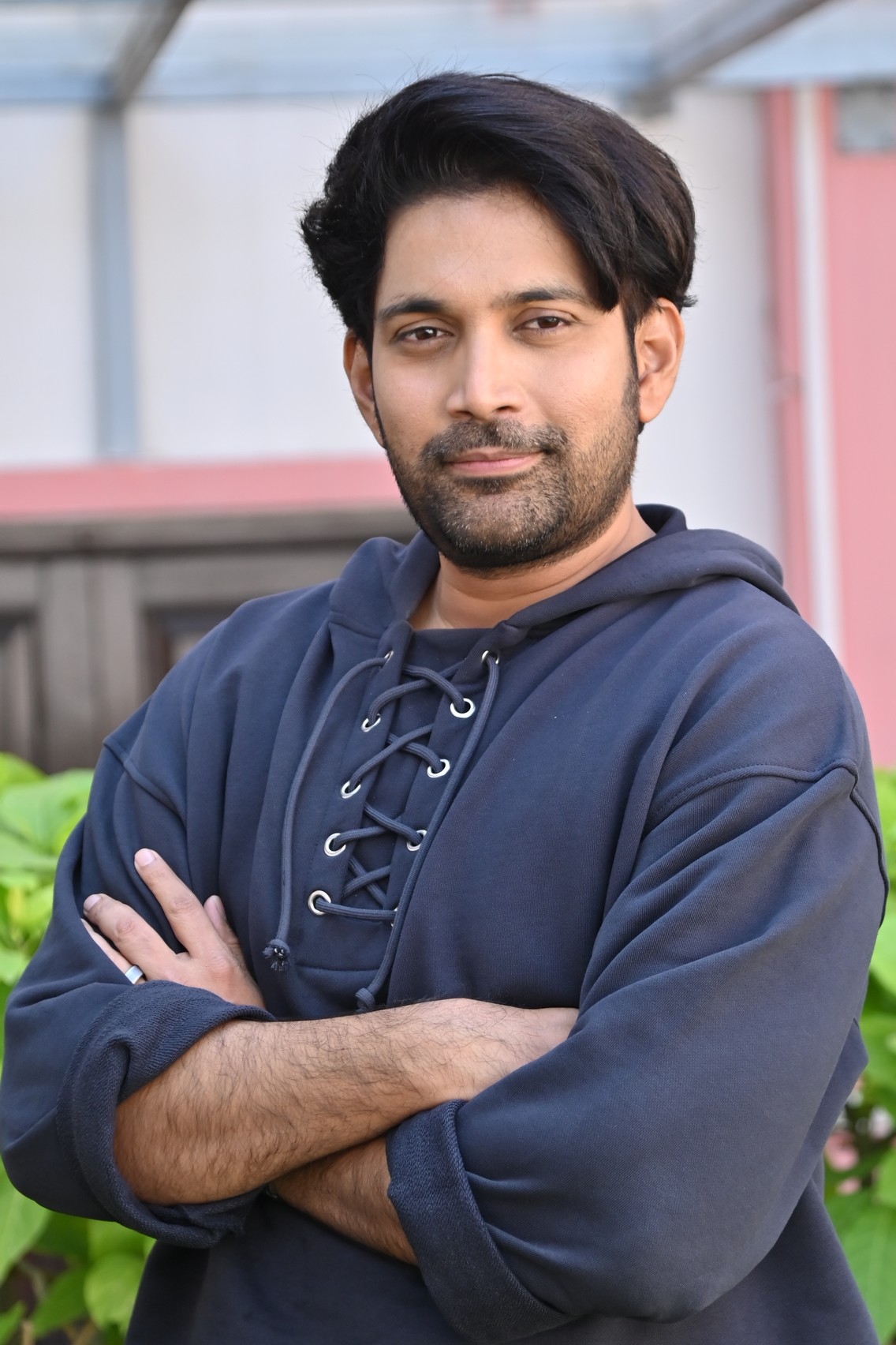 Vikranth Reddy radiating casual cool with confident charm