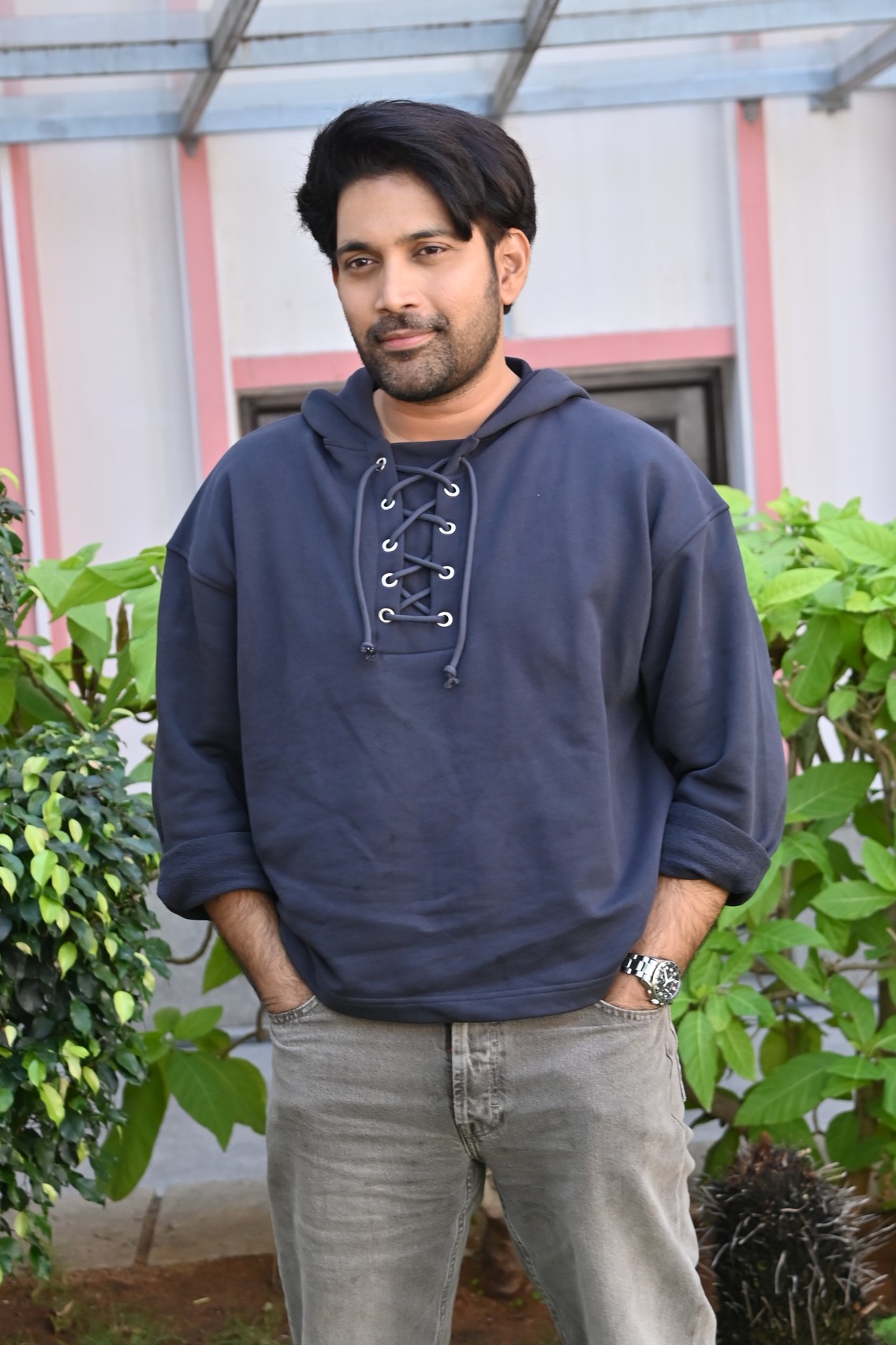 Vikranth Reddy blending comfort and confidence in hoodie style