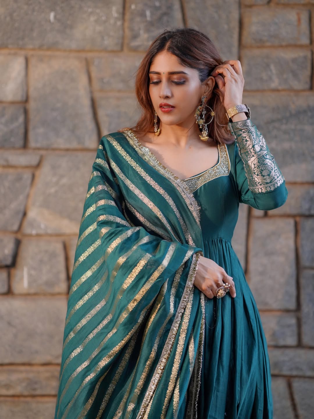 Chandini Chowdary merges tradition with modern elegance