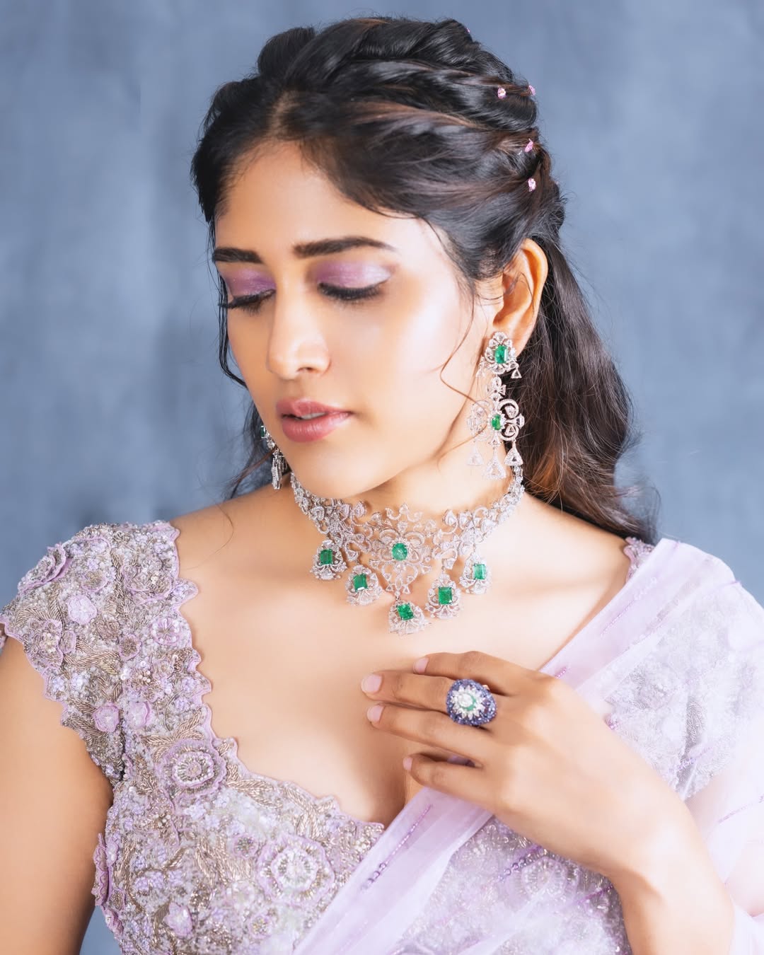 Chandini Chowdary dazzling style with sparkling jewelry elegance