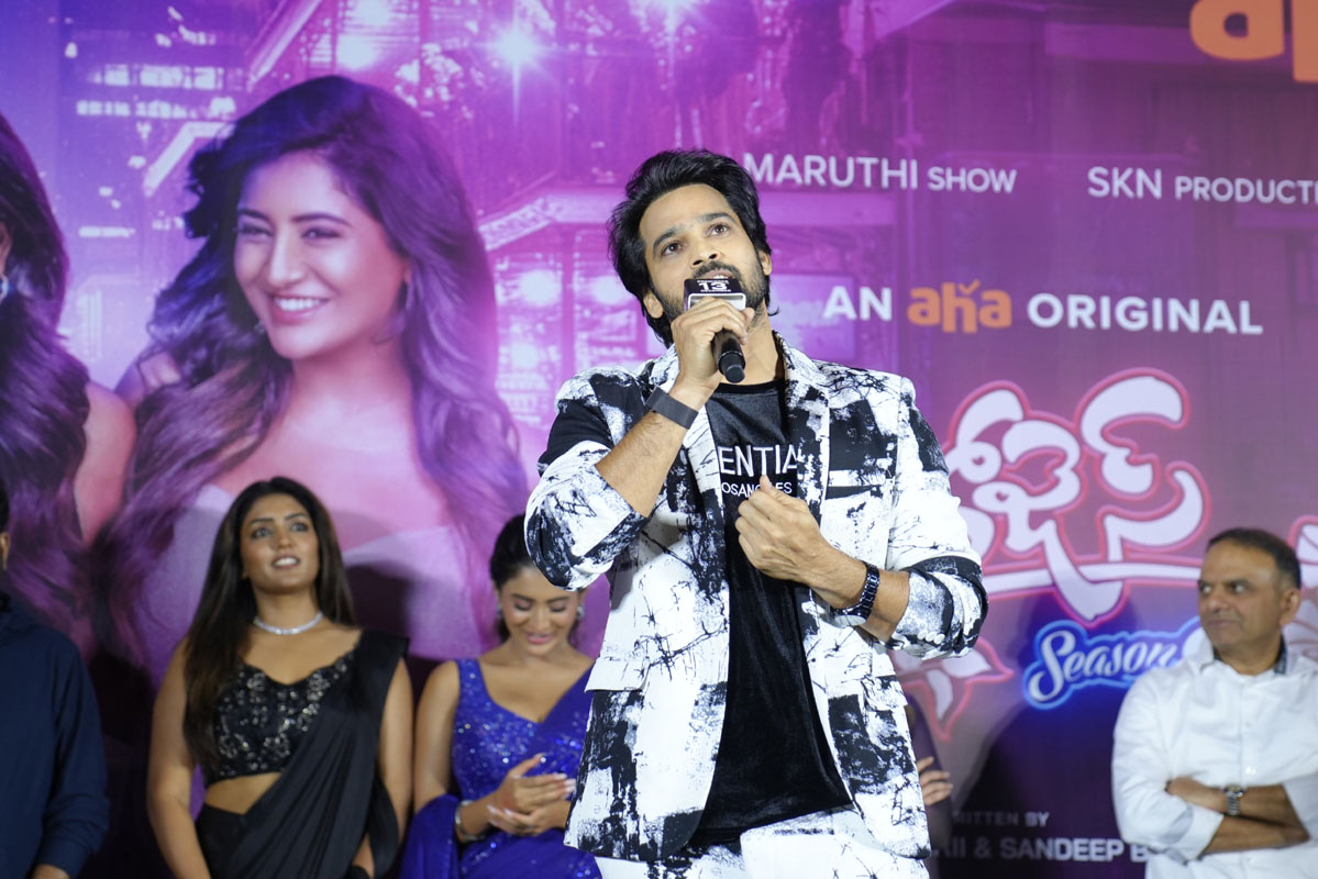 Surya Srinivas giving speech