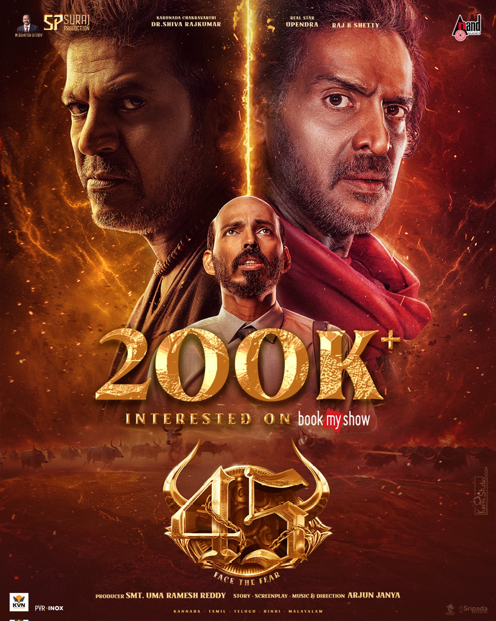 45 movie worldwide release date December 25 2025