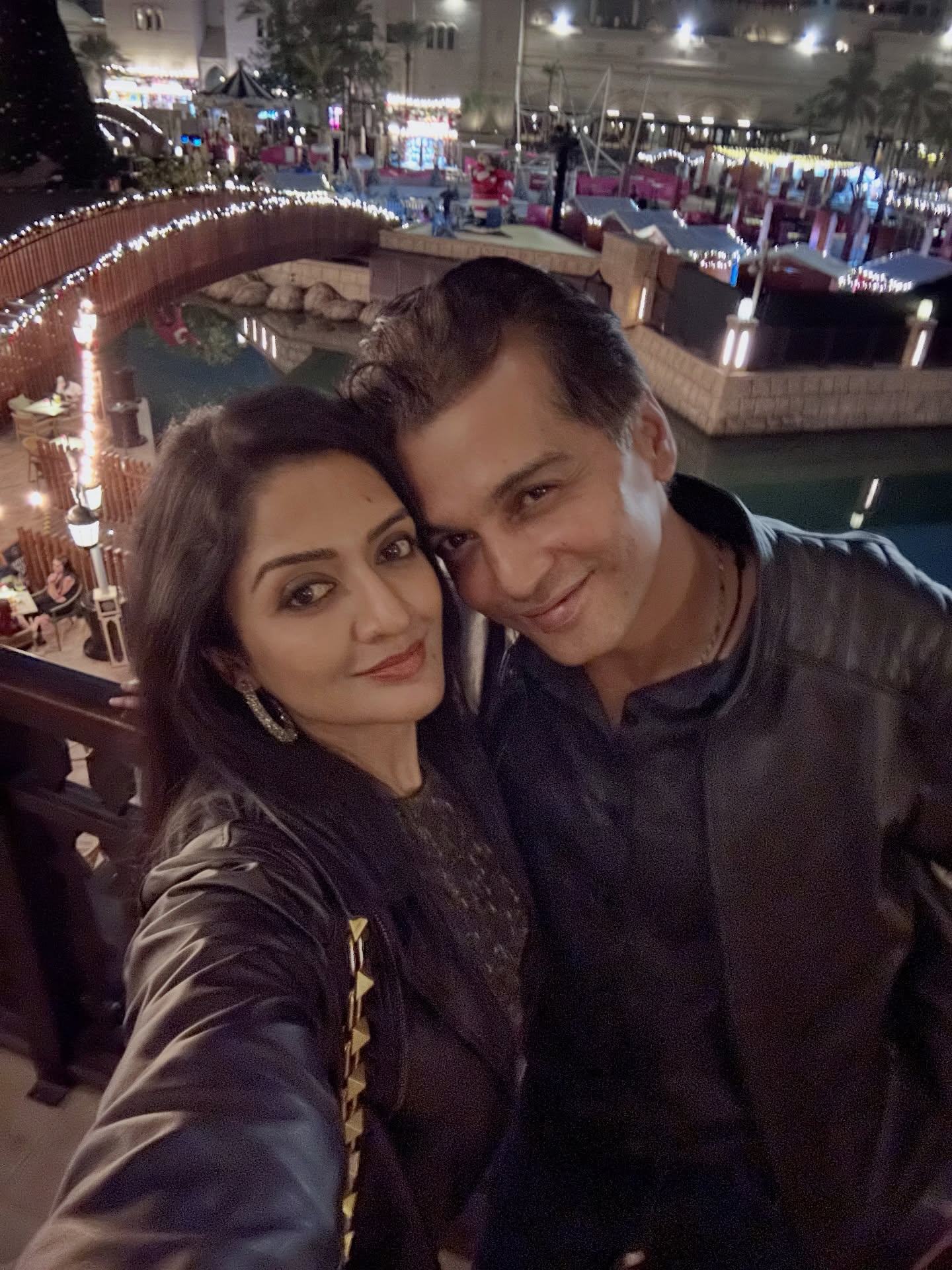 Actor Vinay and Vimala Raman Enjoy Romantic Dubai Vacation
