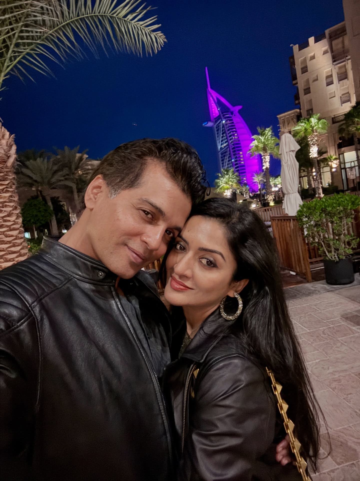 Actor Vinay and Vimala Raman Enjoy Romantic Dubai Vacation