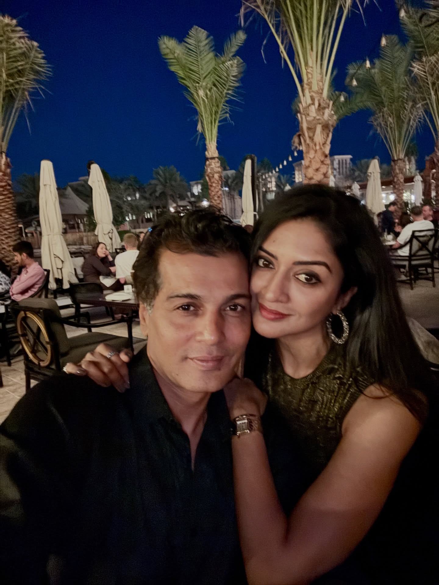 Actor Vinay and Vimala Raman Enjoy Romantic Dubai Vacation