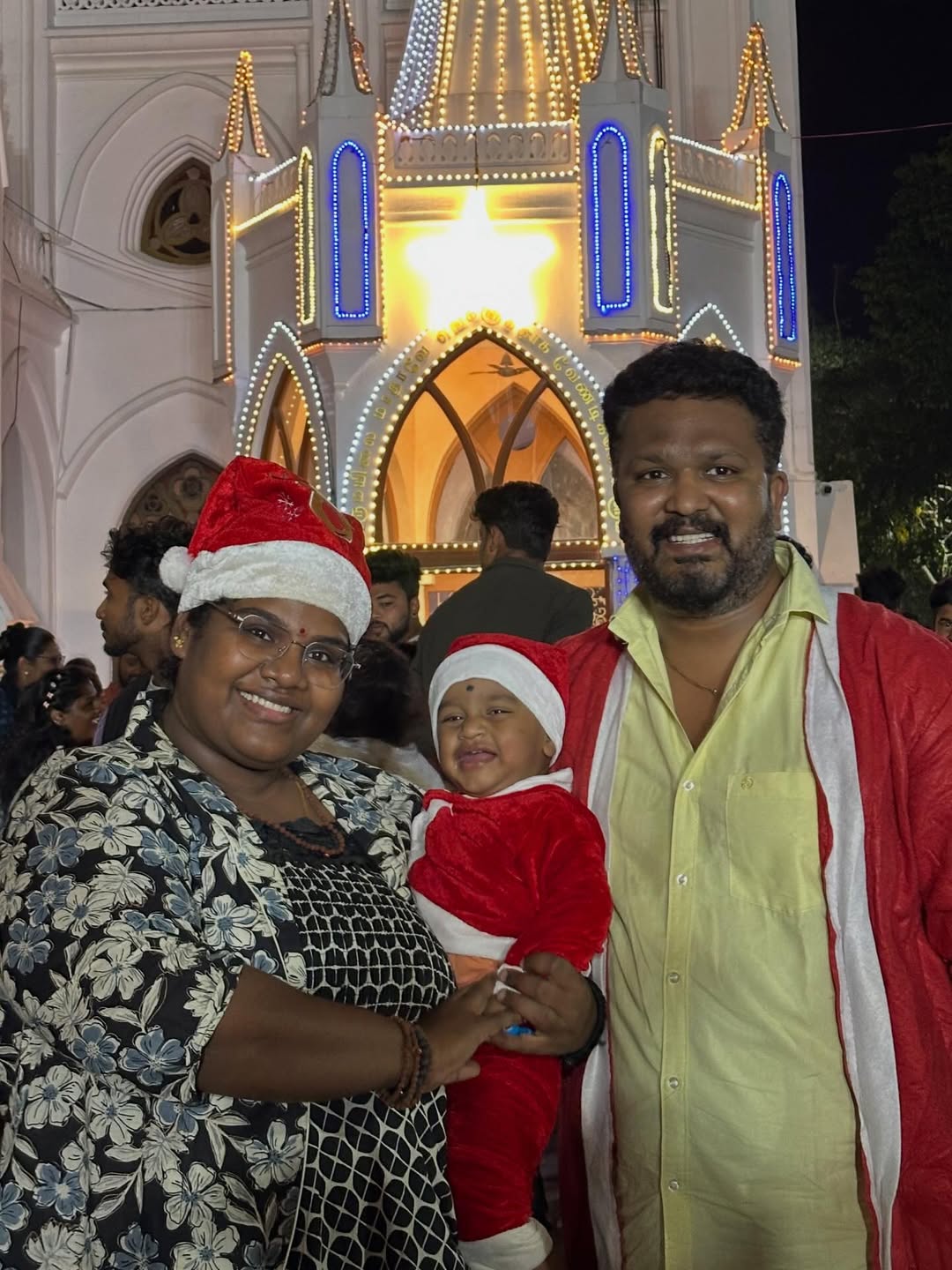 Actress INDRAJA SANKAR and Her Family Celebrates Christmas Photos Goes Trending