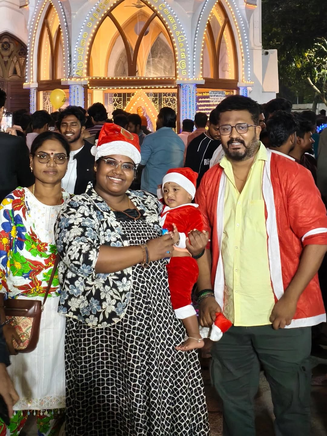 Actress INDRAJA SANKAR and Her Family Celebrates Christmas Photos Goes Trending