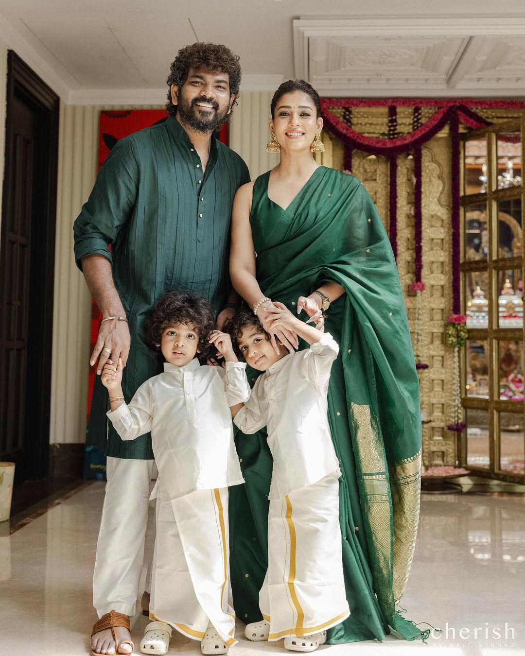 Actress Nayanthara and Director Vignesh Shivan The Best 10 Photos 2025 With Family