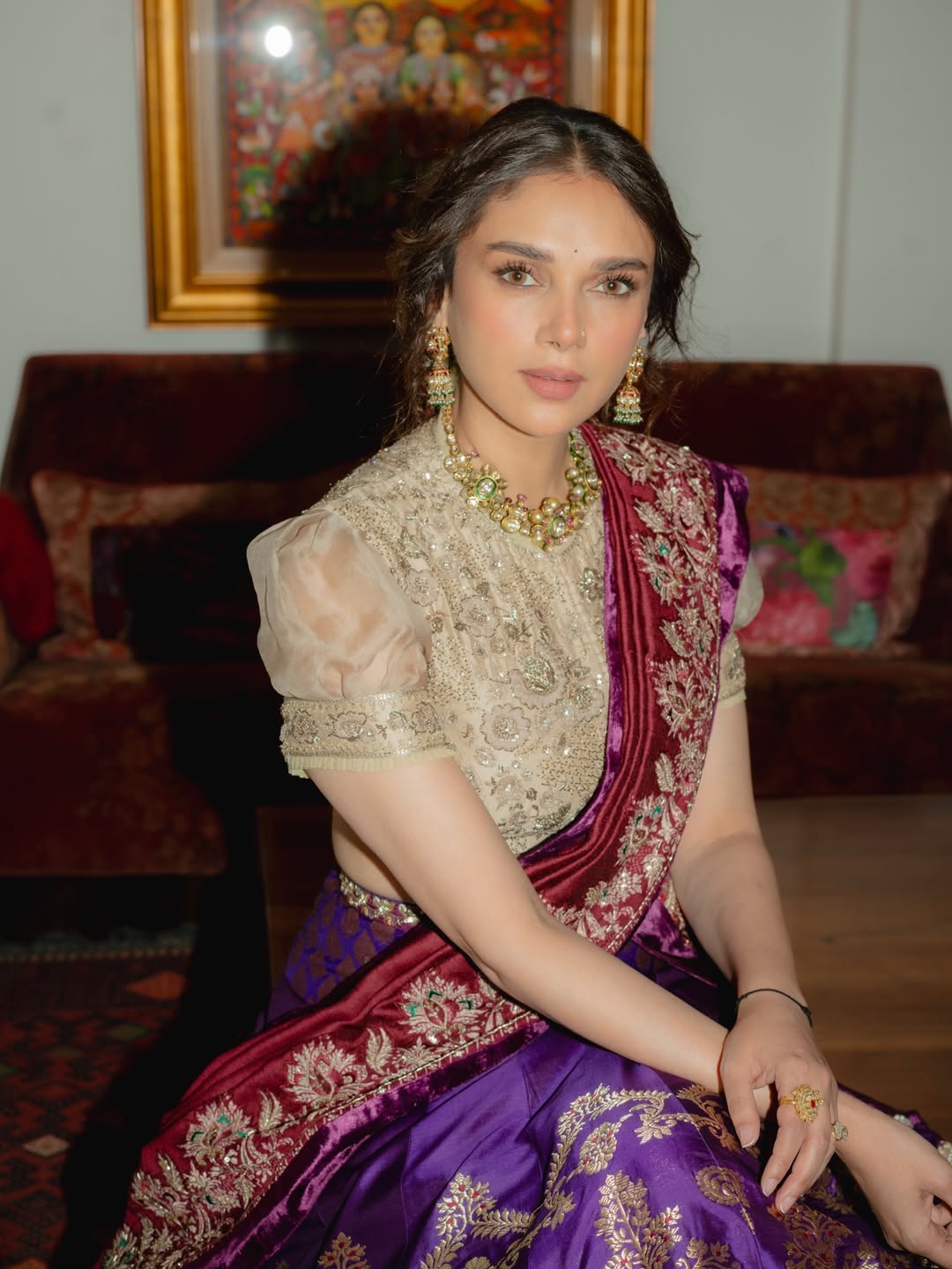 Aditi Rao Hydari stealing spotlight in graceful saree style