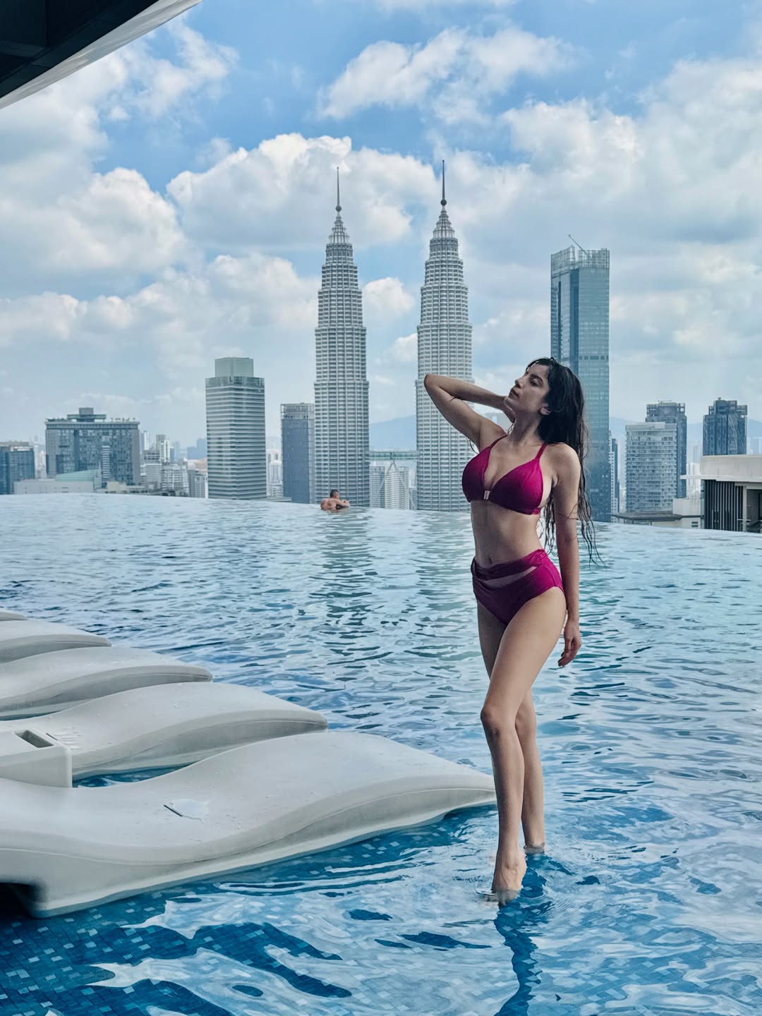 The Swimwear: Bold Color Meets Sophisticated Design