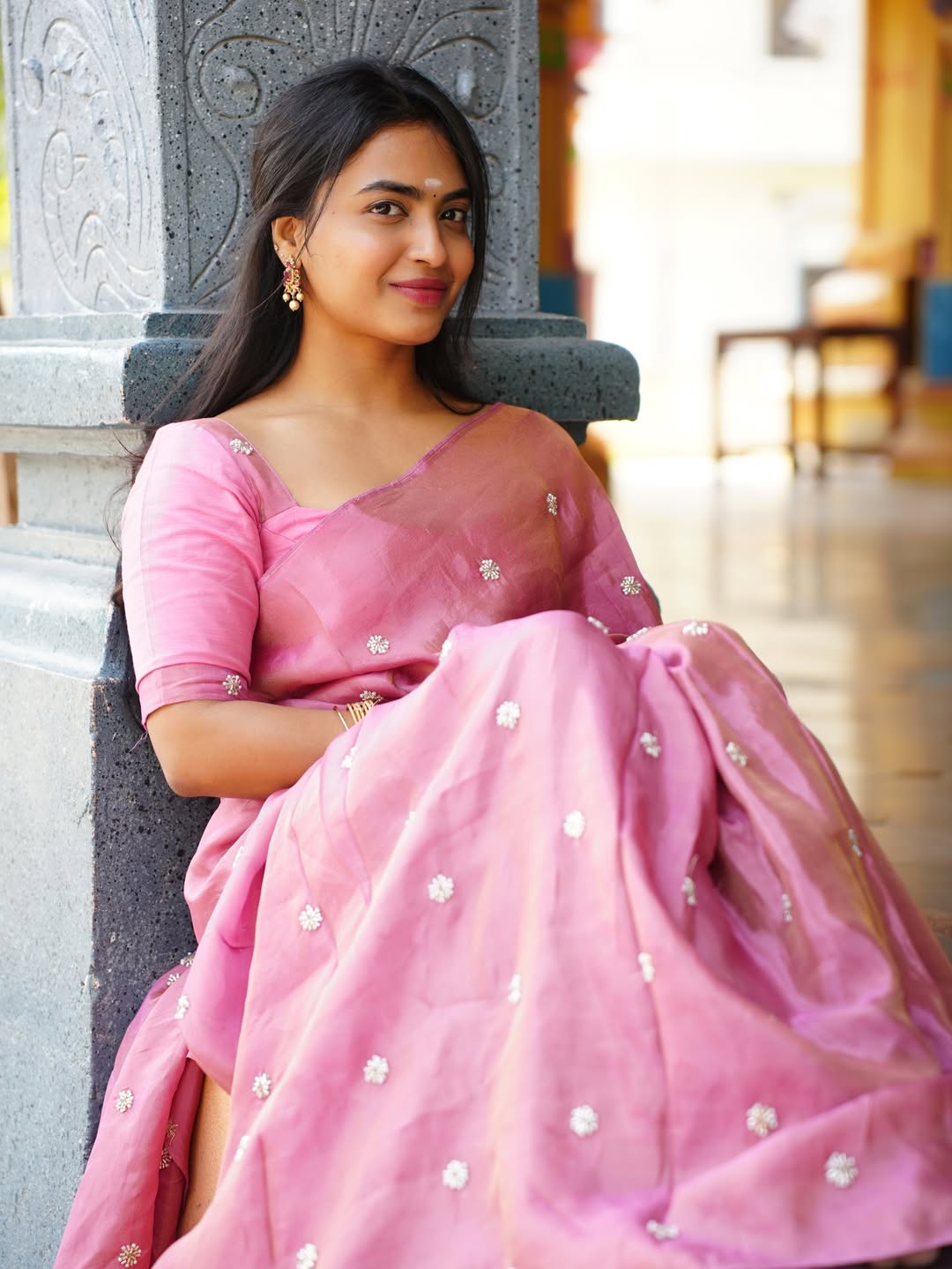 Alekhya Harika radiant in pink with timeless charm