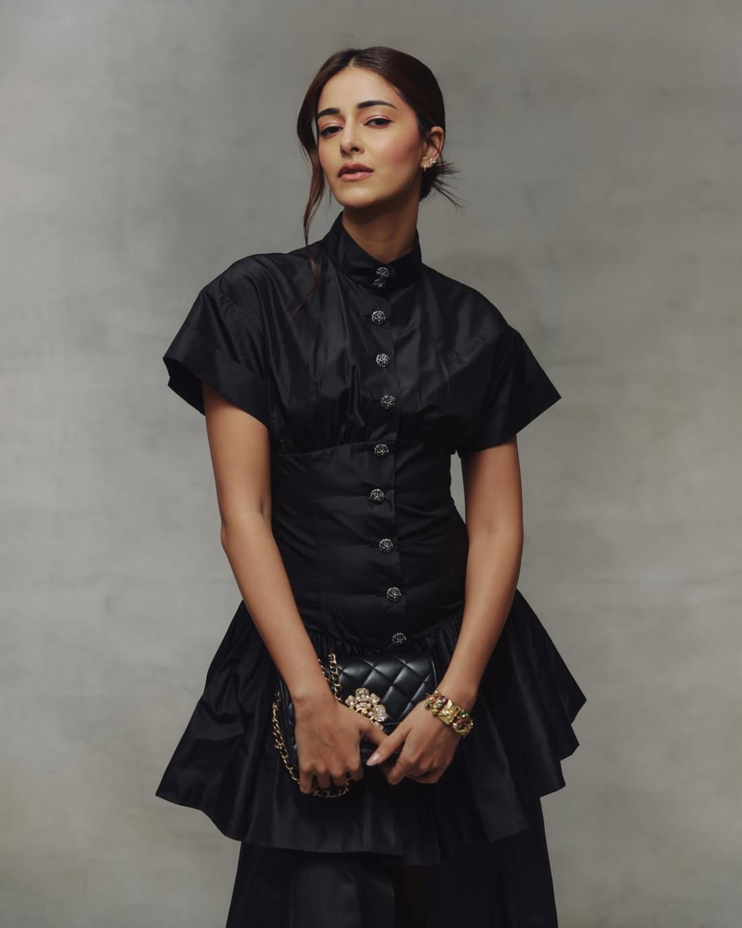 Ananya Panday rocking edgy all black fashion style