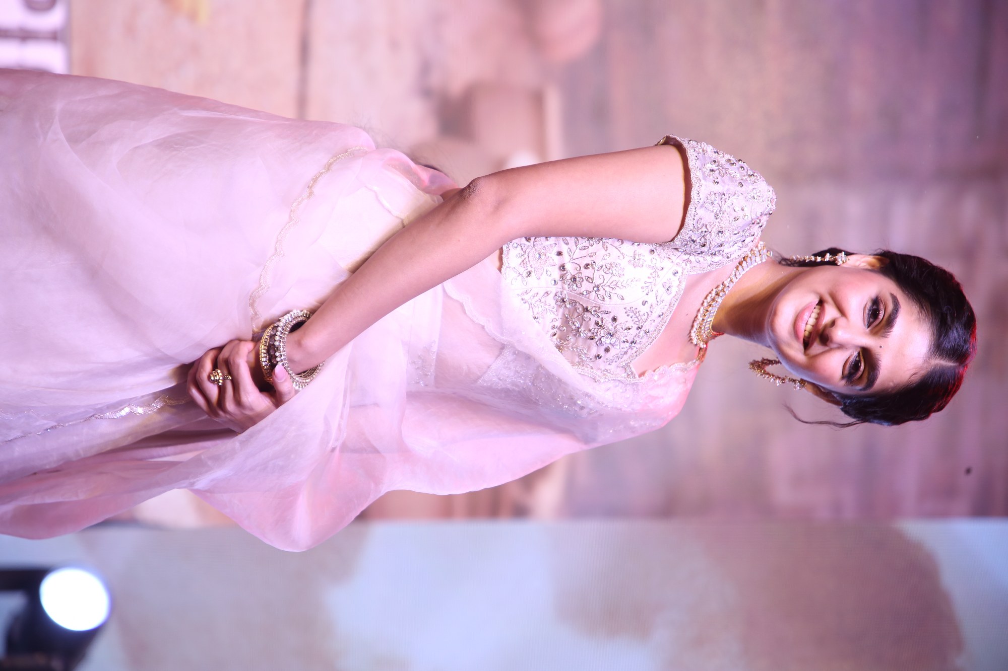 Anaswara Rajan graceful traditional style with sparkle