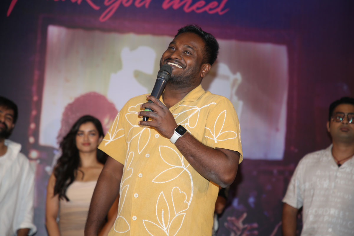 Mervin giving speech on stage