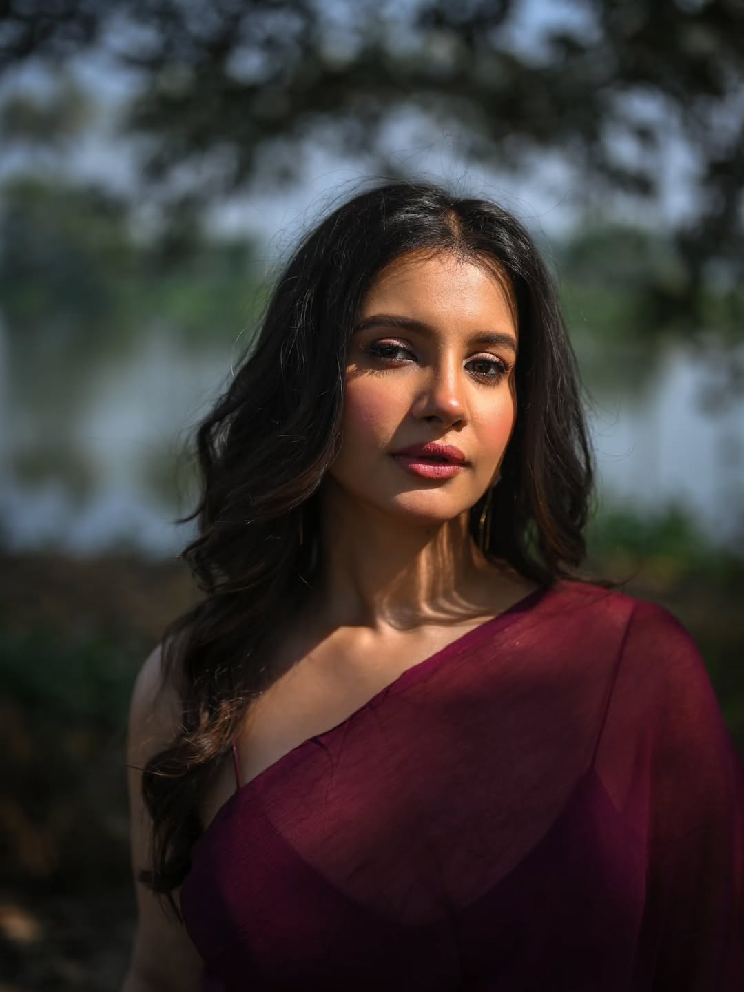 Angana Roy striking a chic runway-ready pose