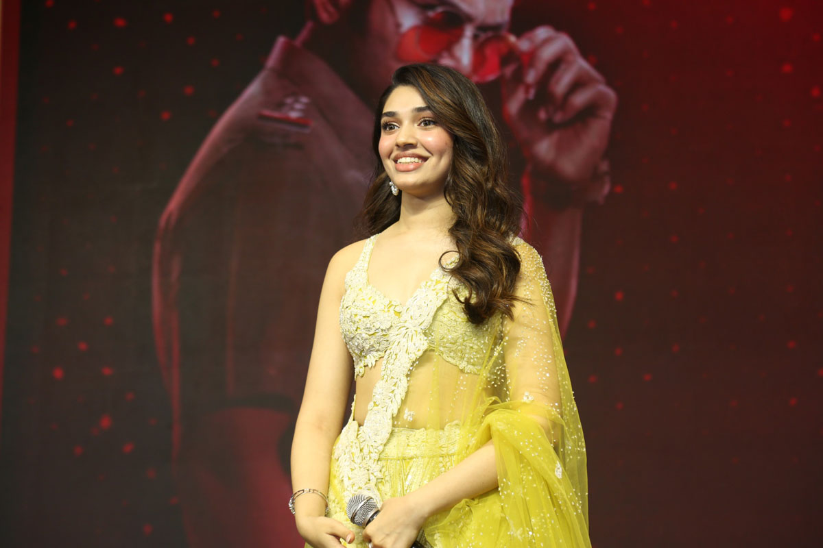 Krithi Shetty candid moment captured at event