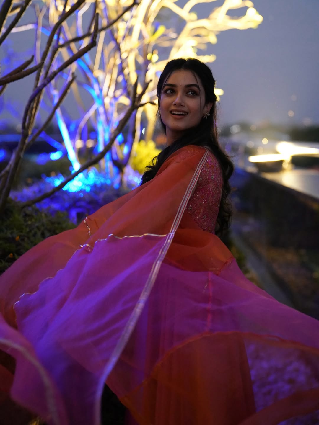 Bhagyashri Borse lights up evening in elegant look
