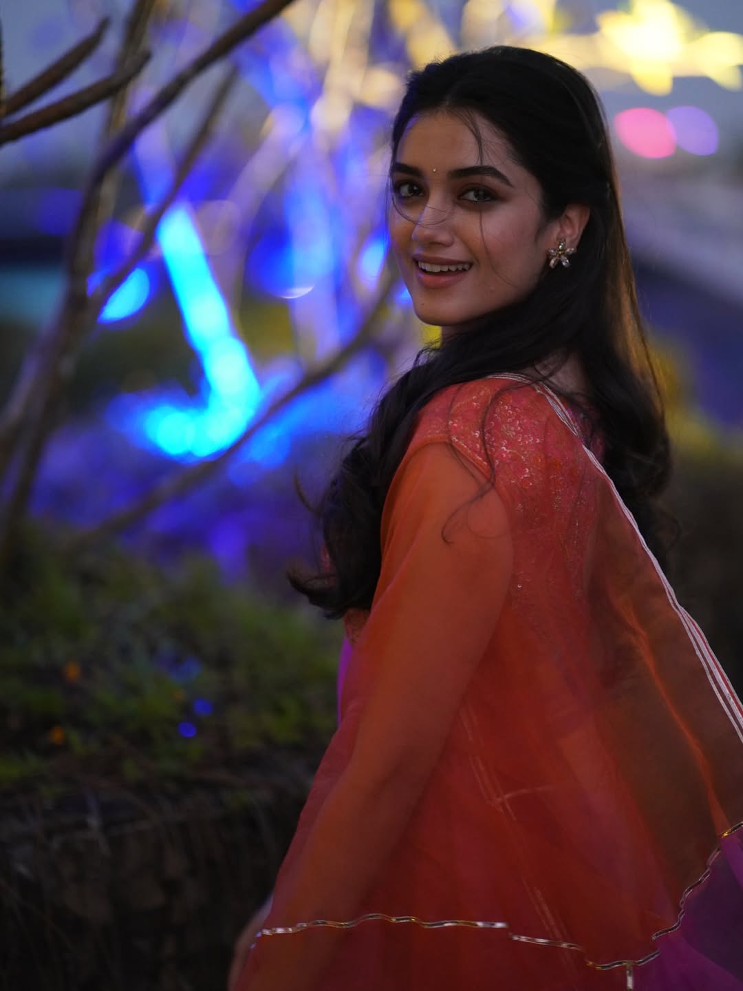 Bhagyashri Borse shines in radiant traditional style