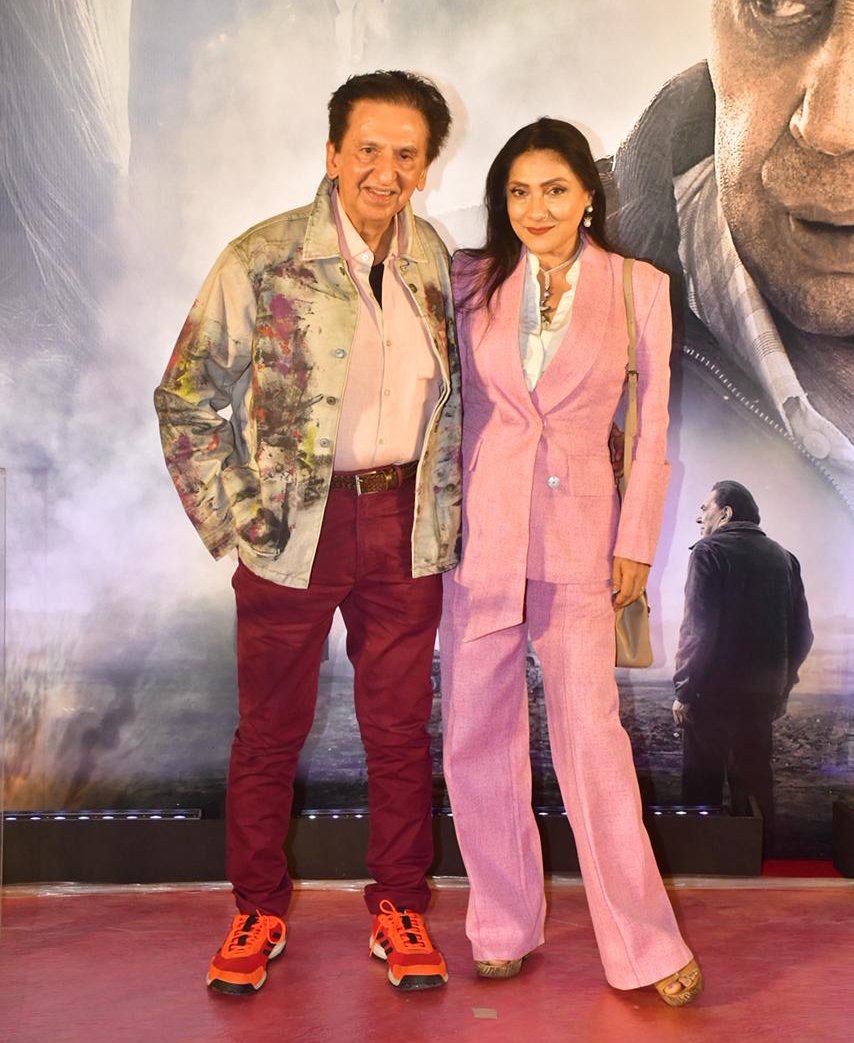 Kailash Surendranath Aarti Gupta at Ikkis screening